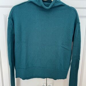 Wilfred Teal Rolled Neck Sweater